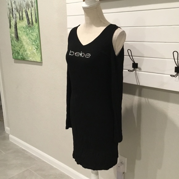 Bebe Black Mini Dress - Picture 2 of 6